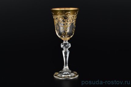 Рюмки 60 мл 6 шт &quot;Лаура /Золотые цветы с завитушками&quot; / 095967