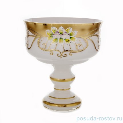 Ваза для конфет 17 см н/н &quot;Лепка белая&quot; / 038248