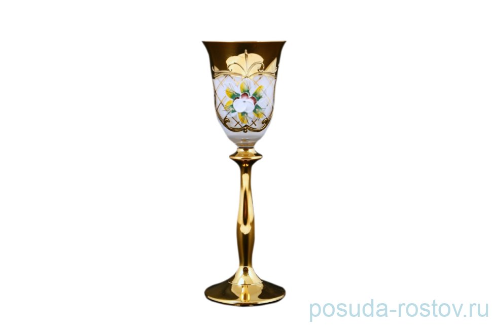 Рюмки 60 мл 6 шт "Анжела /Лепка белая" U-R / 128362