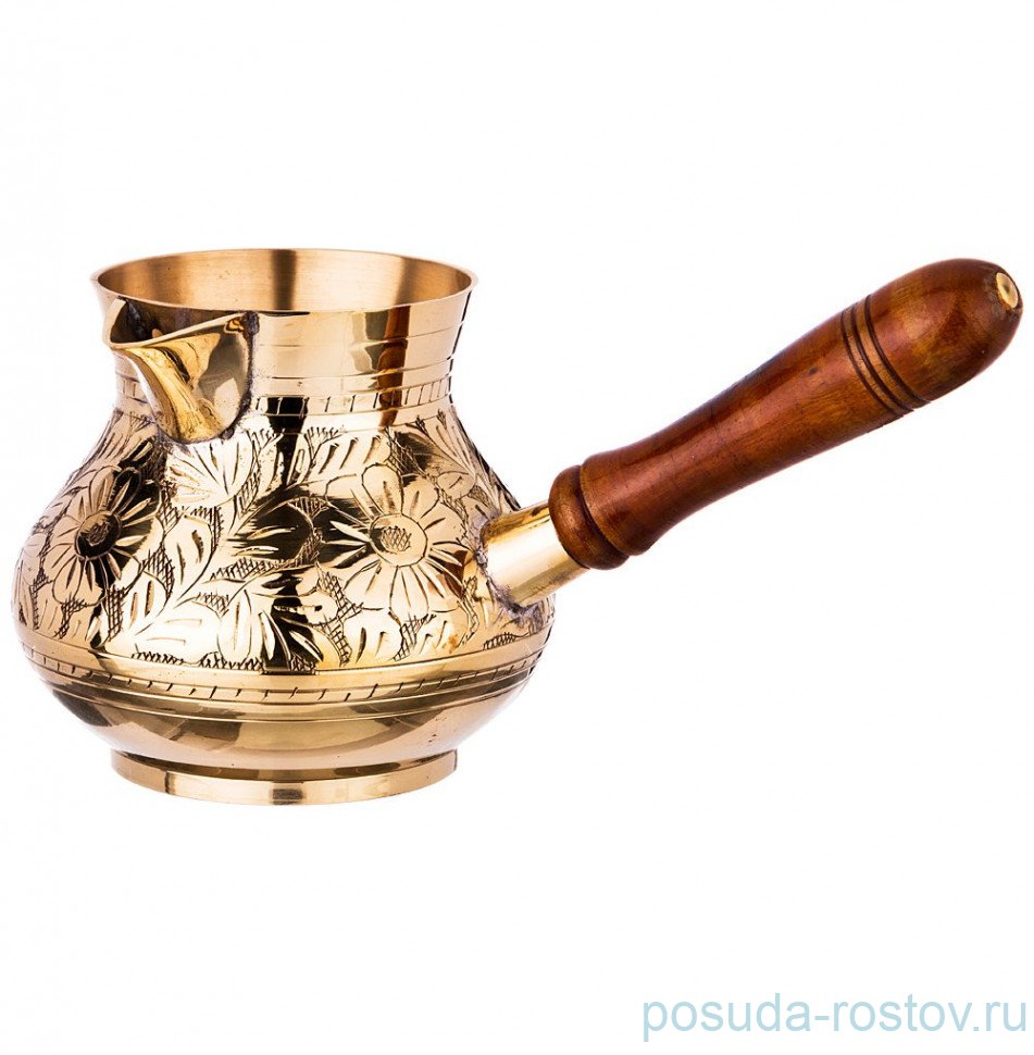 Турка 800 мл резная латунь "Lefard" / 193504 Турка 800 мл резная латунь "Lefard" / 193504