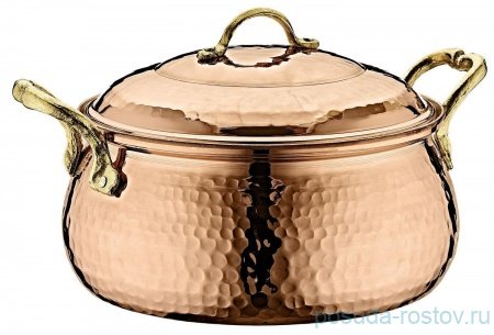 Кастрюля 20 см с крышкой "FORGED COPPER COOKWARES" / 256808