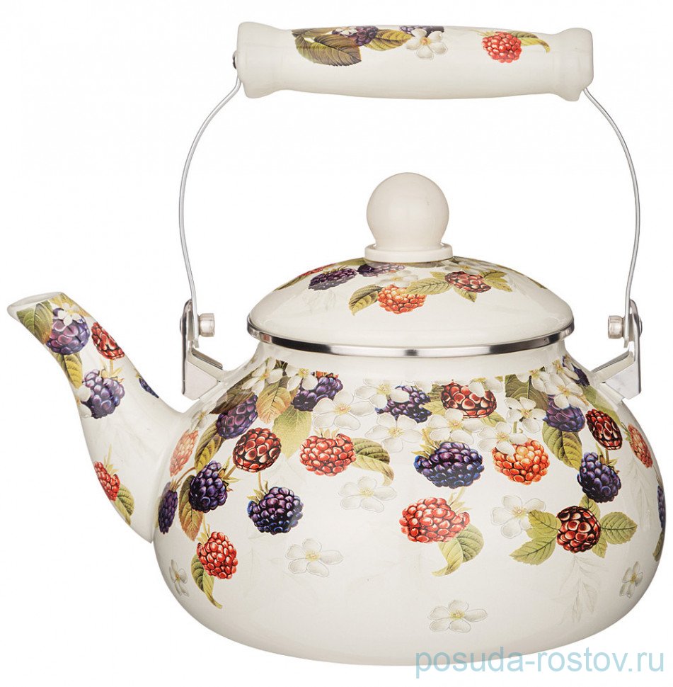 Чайник 2,5 л эмалированный "Ежевика" / 303814