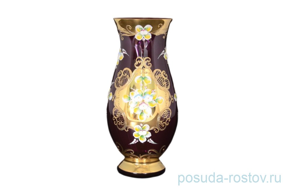 Ваза для цветов 30 см "Лепка фиолетовая" / 086711
