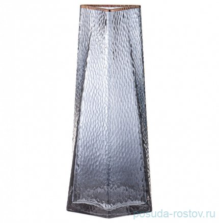 Ваза для цветов 13 х 27 см серая / 310636
