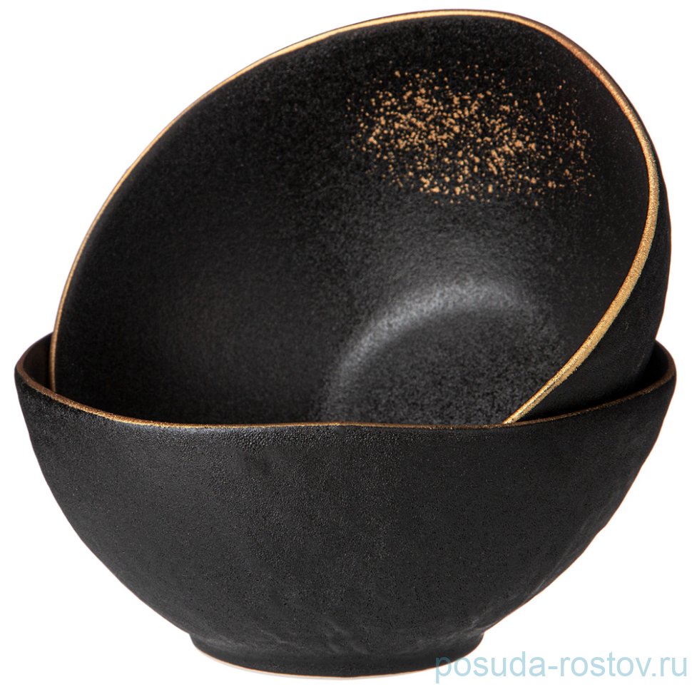Набор салатников 15 см 2 шт "Midnight gold" / 275470