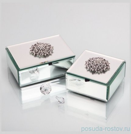 Шкатулка 12 х 12 х 9 см &quot;Brooch&quot; / 231546