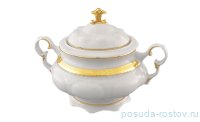 Сахарница 350 мл с ручками &quot;Соната /Золотая лента&quot; / 158290