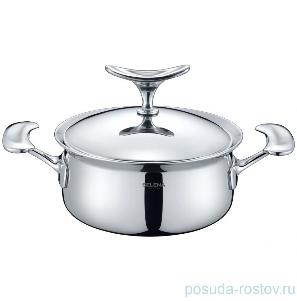 Кастрюля 20 х 10 см с крышкой 3,2 л премиум "Di Lusso" / 366133