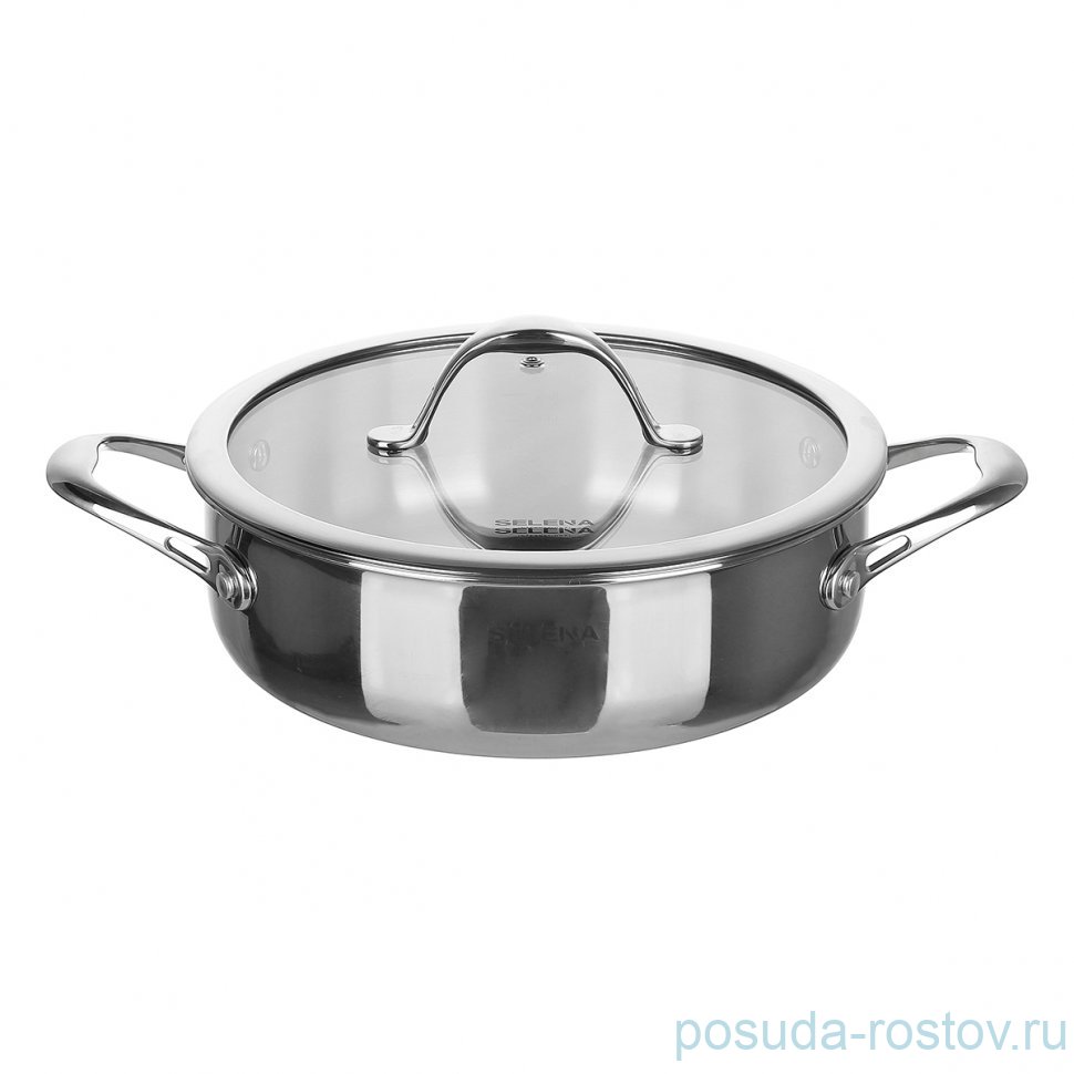 Кастрюля-сотейник 24 см с крышкой 3,2 л "Avelino" / 369325