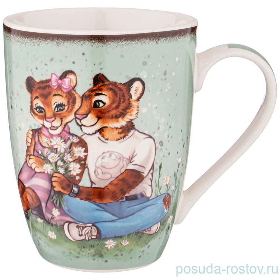 Кружка 380 мл "Тигриные истории" / 258952