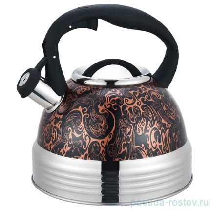 Чайник 2,8 л со свистком индукционное капсульное дно &quot;agness&quot; / 196307