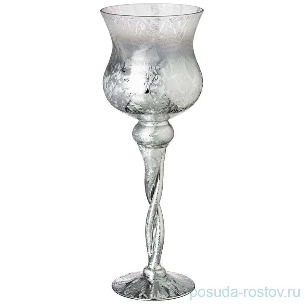 Подсвечник 10 х 35 см серебристый / 268345 Подсвечник 10 х 35 см серебристый / 268345