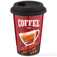 Кружка 400 мл с крышкой &quot;Coffemania&quot; / 263951
