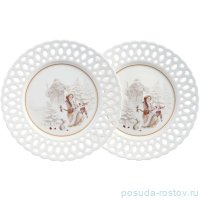 Набор тарелок 20,5 см 2 шт &quot;Морозко&quot; / 379678
