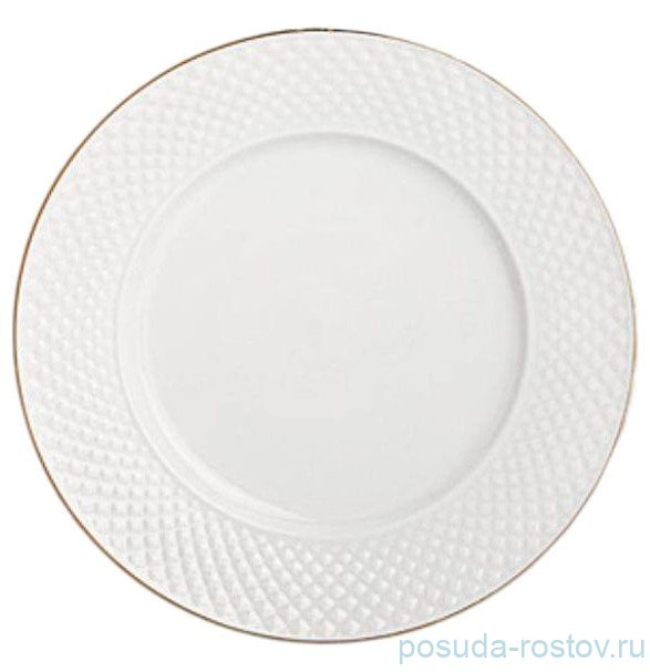 Набор тарелок 26,5 см 6 шт "диаманд голд" / 303783 Набор тарелок 26,5 см 6 шт "диаманд голд" / 303783