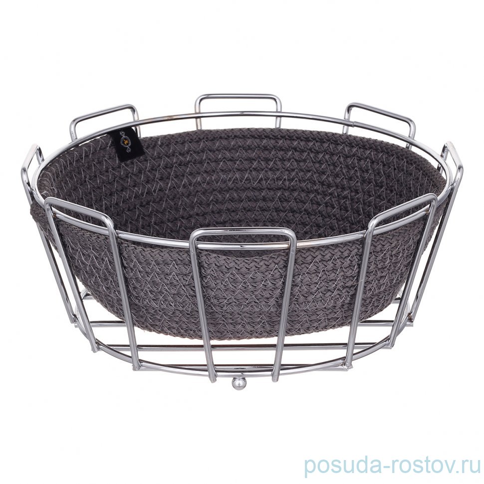 Хлебница круглая серая YLC Home / 345511