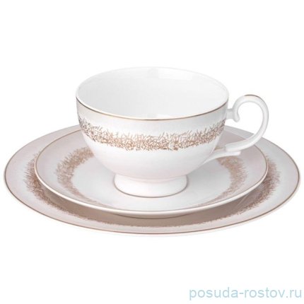 Чайный сервиз на 6 персон 20 предметов &quot;Золотой песок&quot; / 354362