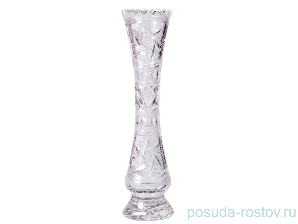 Ваза для цветов 32 см н/н "Резная" / 138392