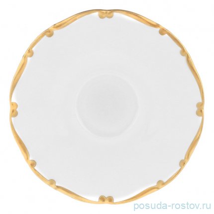 Набор блюдец 12 см 6 шт &quot;Офелия /2641 /Золото&quot; / 353327