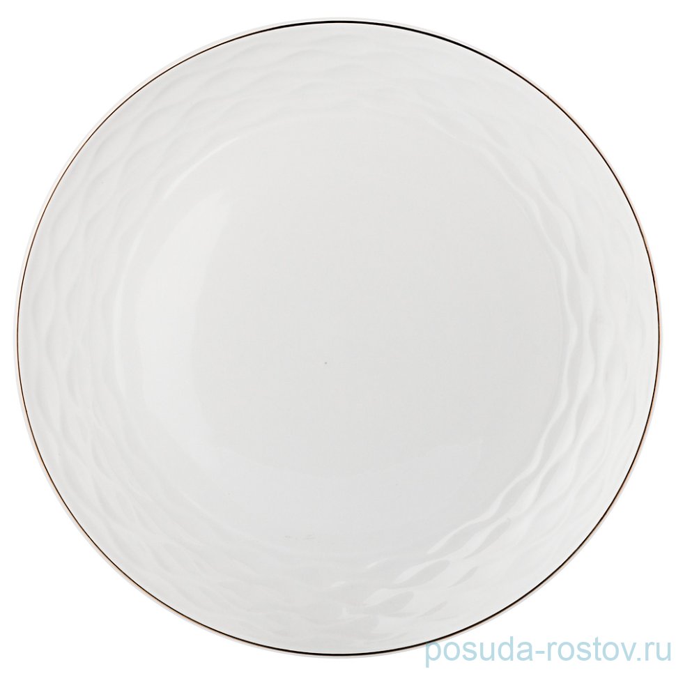 Тарелка 25,5 см 1 шт "Золотая отводка" / 190469