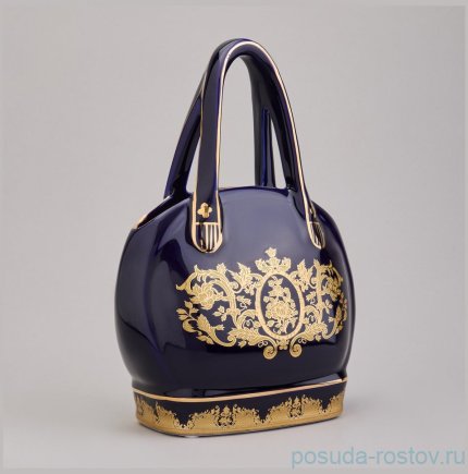 Ваза для цветов 19 х 9 х 26 см с ручкой / 368900