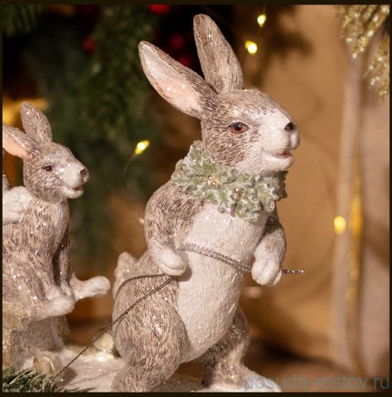 Статуэтка 24 х 8 х 16,5 см &quot;Крольчиха с крольчатами&quot;  / 378896