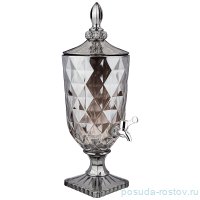 Лимонадница 17 х 17 х 47,5 см 3 л серая &quot;Muza ion /Ромбо&quot; / 255039