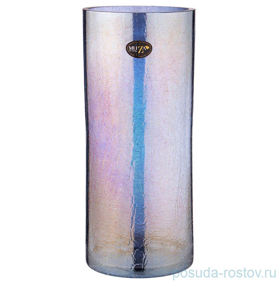 Ваза для цветов 14,6 х 35 см "cracle blue" / 312848