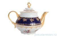 Заварочный чайник 1,2 л &quot;Констанция /Полевой цветок /Кобальт&quot; / 129214