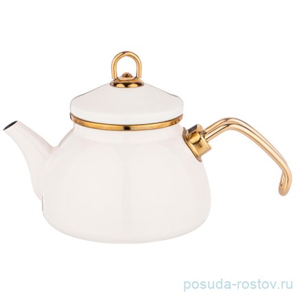 Чайник 1,1 л эмалированный белый &quot;Agness /Deluxe&quot; / 220889