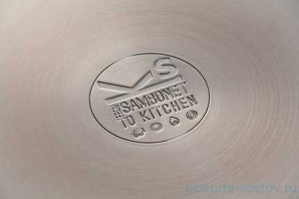 Кастрюля 16 см в диаметре, с силиконовыми ручками &quot;Sambonet&quot; / 048103