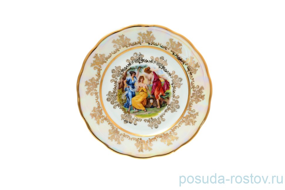 Набор тарелок 19 см 6 шт  Sterne porcelan "Фредерика /Мадонна перламутр" / 139141