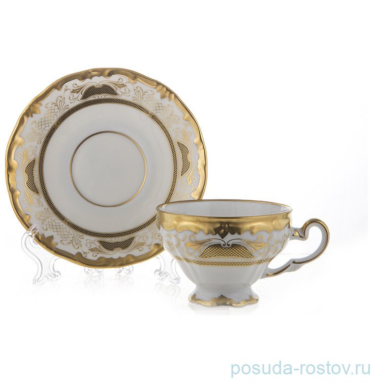 Чайная пара 210 мл 1 шт "Веймар /Симфония /Золотая" / 226350 Чайная пара 210 мл 1 шт "Веймар /Симфония /Золотая" / 226350