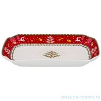 Блюдо 29 х 16,5 х 4 см прямоугольное &quot;christmas collection /красная&quot; / 192108