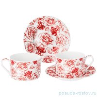 Набор чайных пар 200 мл 2 шт &quot;Roses&quot; / 332604