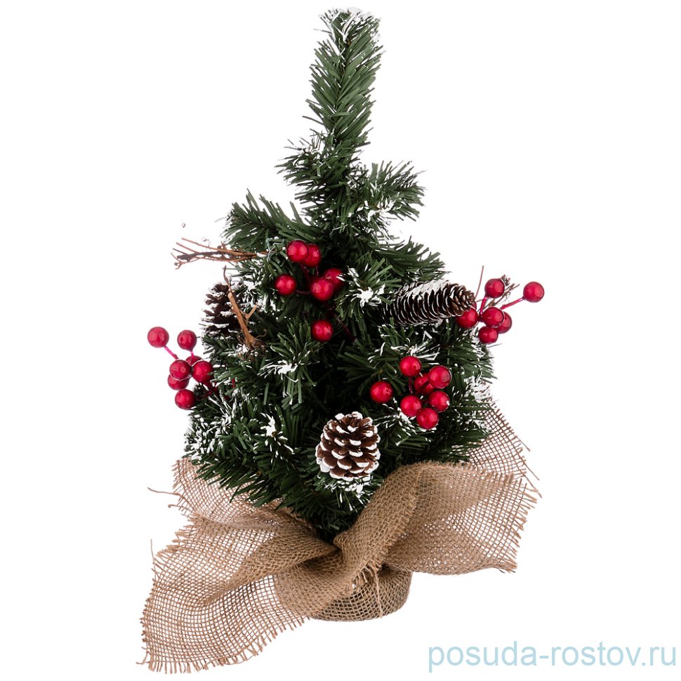 Декоративное изделие 40 см "Ёлочка с украшениями" / 202340