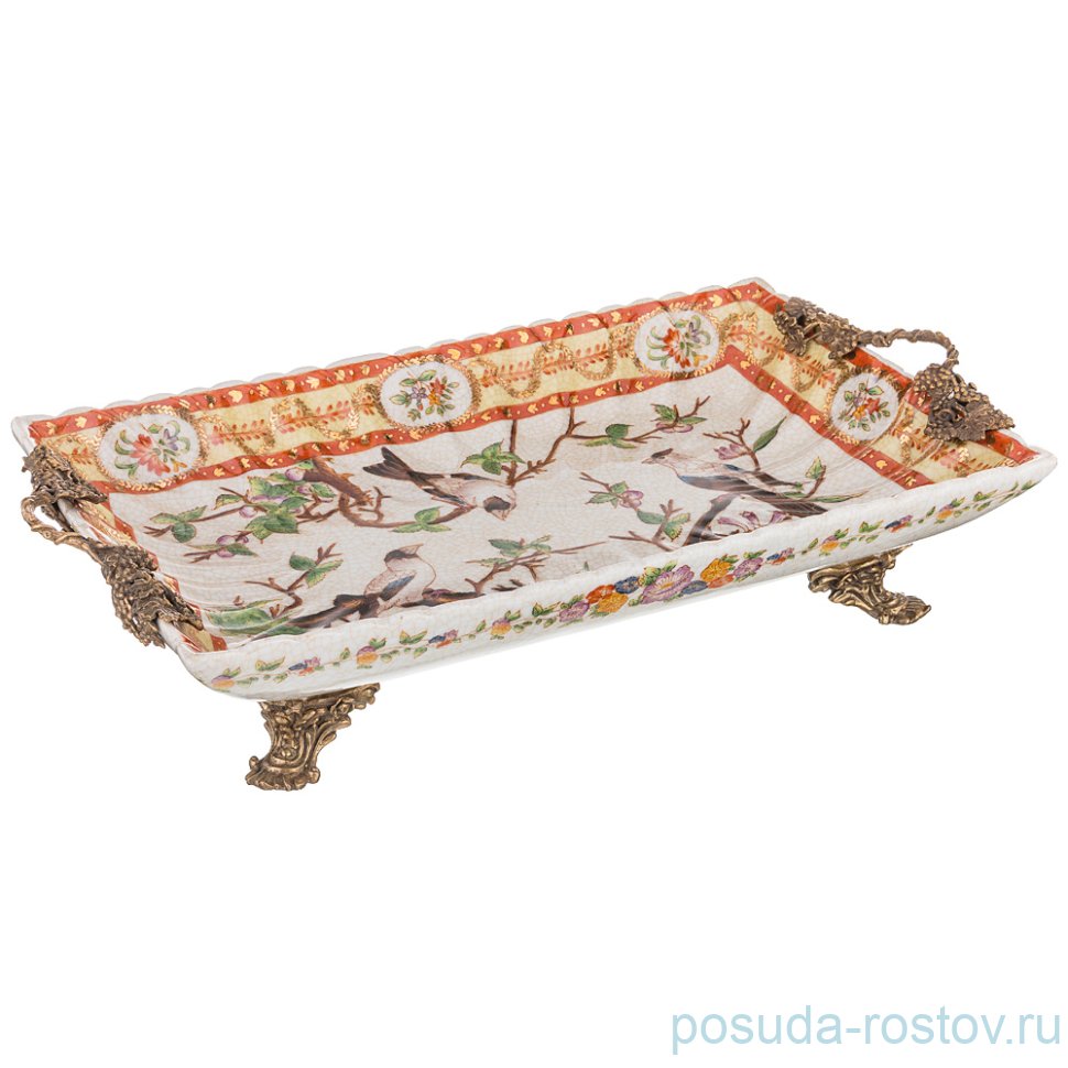 Поднос декоративный 41 х 22 х 8 см "Lefard" / 191308