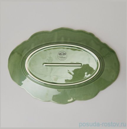 Блюдо 37 х 25,5 х 3,5 см овальное &quot;Village&quot;  / 363273