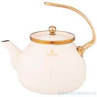 Чайник 3 л эмалированный белый &quot;Agness /Тюдор&quot; / 229573