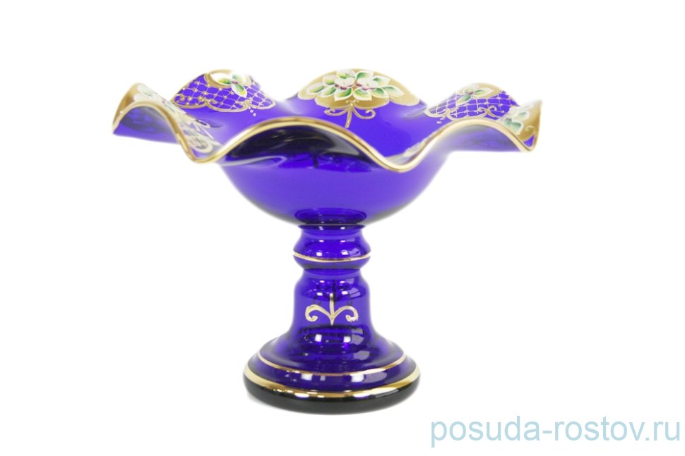Фруктовница 26 см н/н волна "Лепка синяя" / 069772