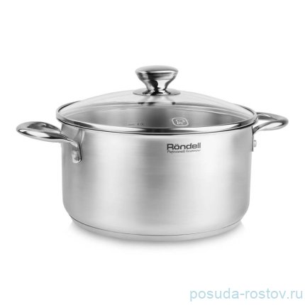 Кастрюля 24 см со стеклянной крышкой 5,1 л &quot;Merkur&quot; / 288179