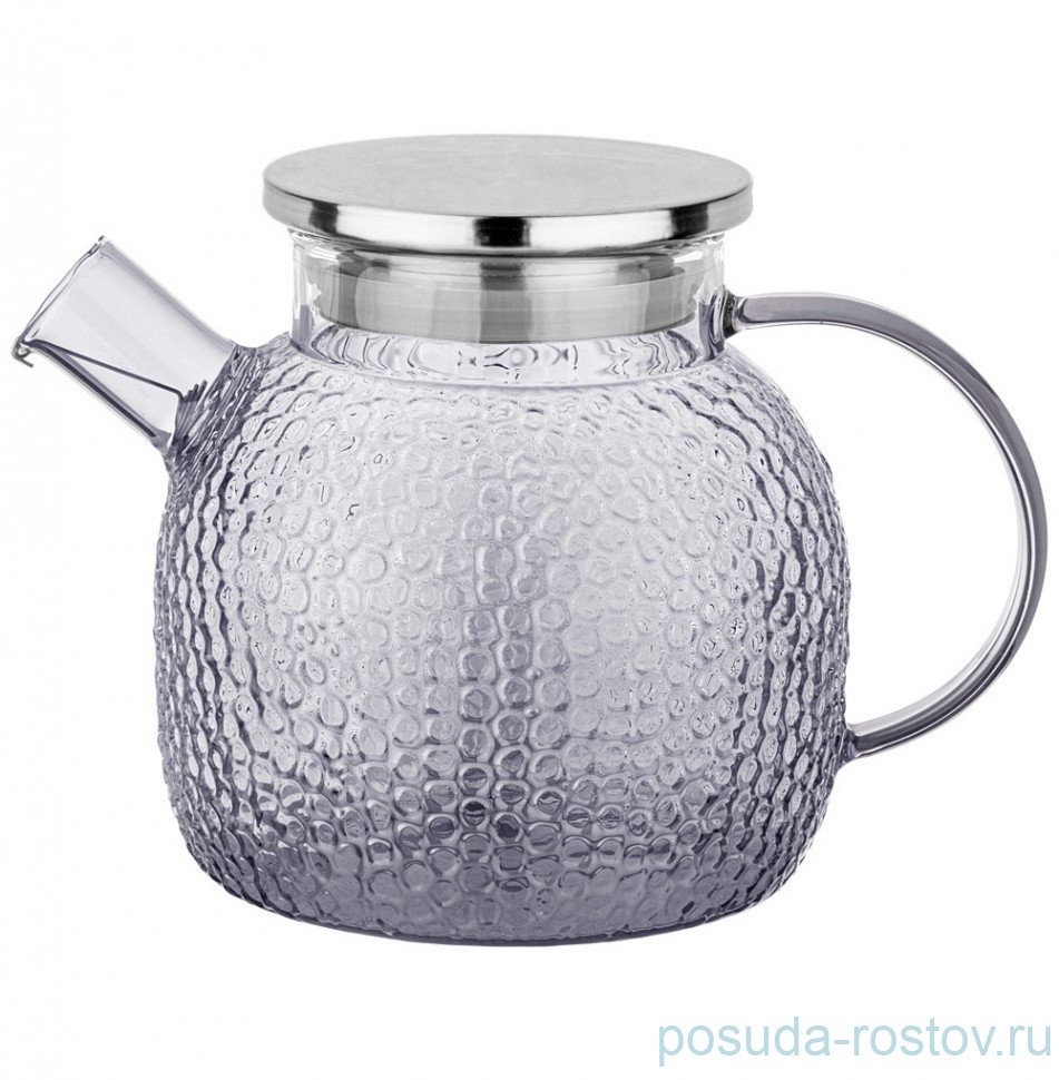 Заварочный чайник 1 л с фильтром серый / 289400 Заварочный чайник 1 л с фильтром серый / 289400