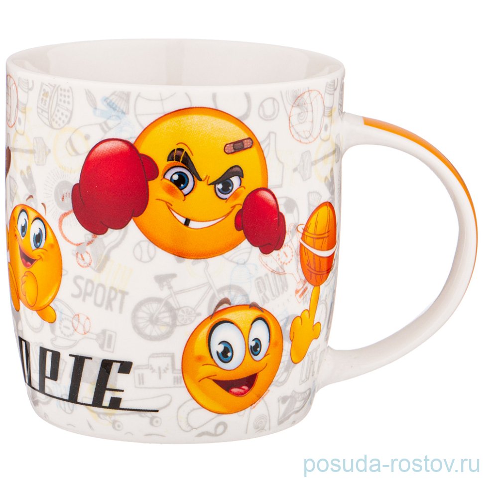 Кружка 380 мл "Смайл" / 213444