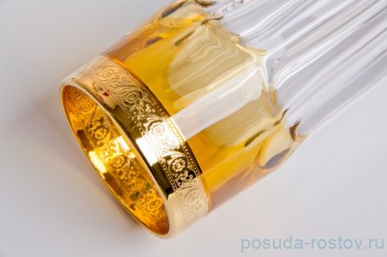 Бокалы для шампанского 150 мл 6 шт &quot;Сафари /Колорс /С золотом&quot; / 039190