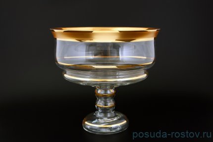 Фруктовница 30 см н/н &quot;Матовая полоса /золото&quot;MH / 114701