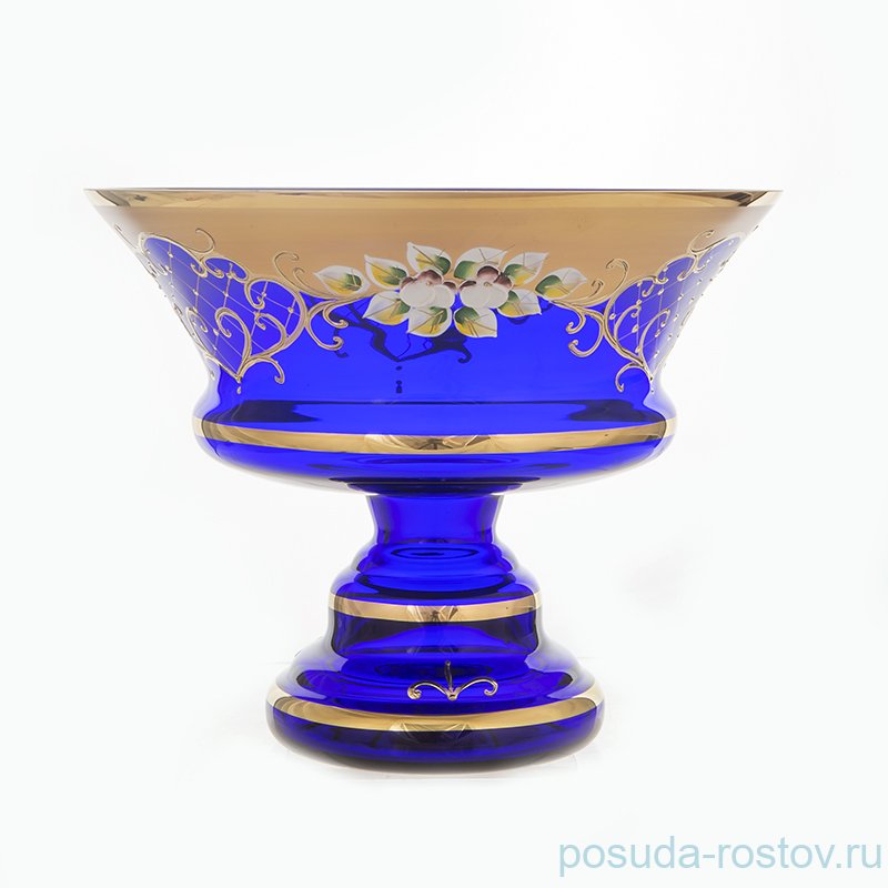 Фруктовница 24 см н/н "Лепка синяя" / 092570