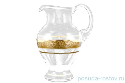 Кувшин для сока 1,5 л &quot;Цветочный узор на золоте&quot;  / 114410
