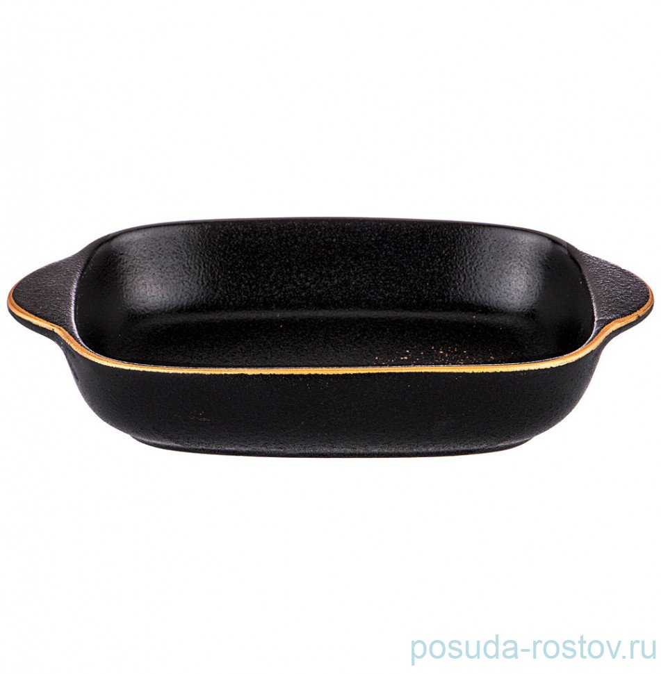 Блюдо для запекания 21 х 13,5 х 4 см прямоугольное 450 мл "Midnight gold" / 236779