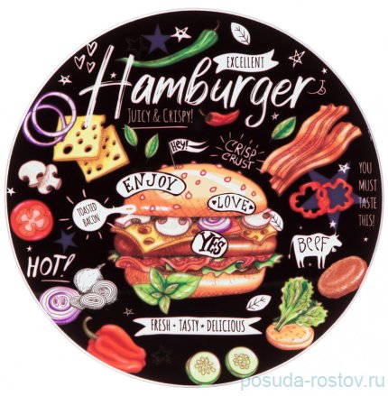 Доска сервировочная 20 см &quot;Buffet /Hamburger&quot; / 289549