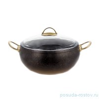 Кастрюля 26 х 14 см с антипригарным гранитным покрытием 5,7 л &quot;KEOPS SETS /GOLD&quot; / 146359